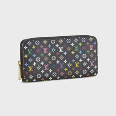 WGACA Louis Vuitton Multicolor Zippy Wallet - Black