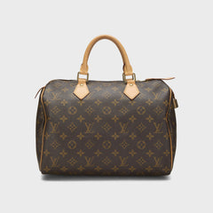 WGACA Louis Vuitton Monogram Speedy30 Bag - Brown