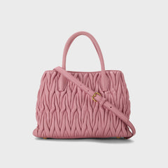 WGACA Miu Miu Nappa Convertible Handbag Small - Pink