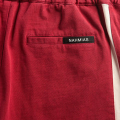 NAHMIAS Novelty Track Pant - Ruby