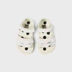 Camper Kids Twins Leather Sandal - White