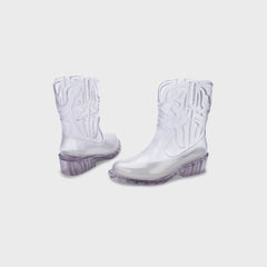 Melissa Mini Kids Texas Boot - Clear